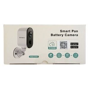 Zeeporte ZY-Q1 Smart Pan Battery Camera 2K FHD Wireless AI Outdoor Security New